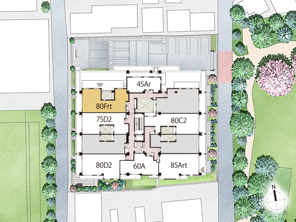 住戸位置概念図