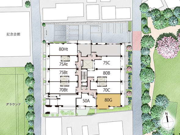 住戸位置概念図