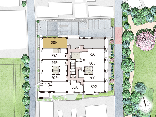 住戸位置概念図