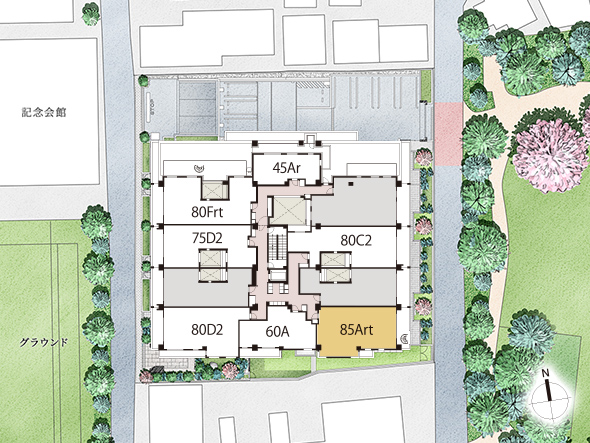 住戸位置概念図