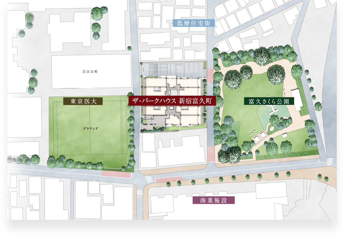 現地周辺イラスト