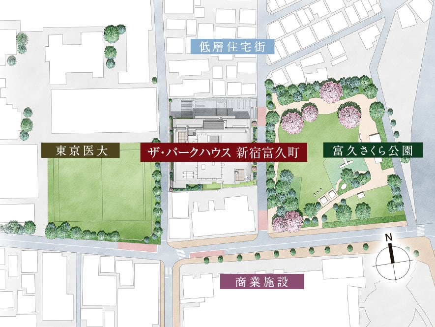 現地周辺イラスト