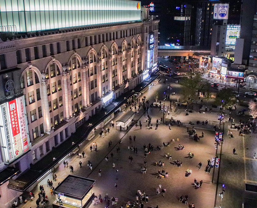 「大阪難波」駅の風景