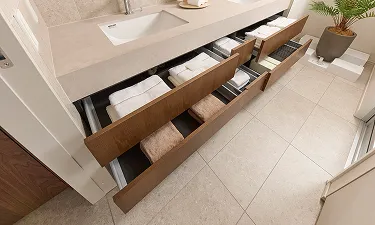 キャビネット収納