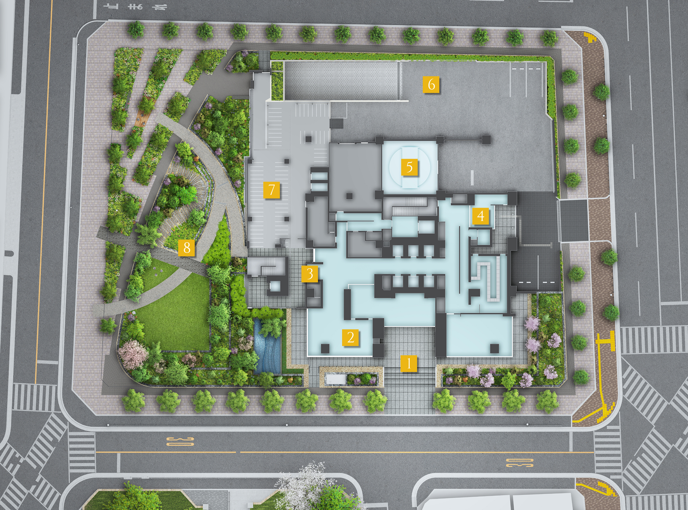 敷地配置イメージイラスト