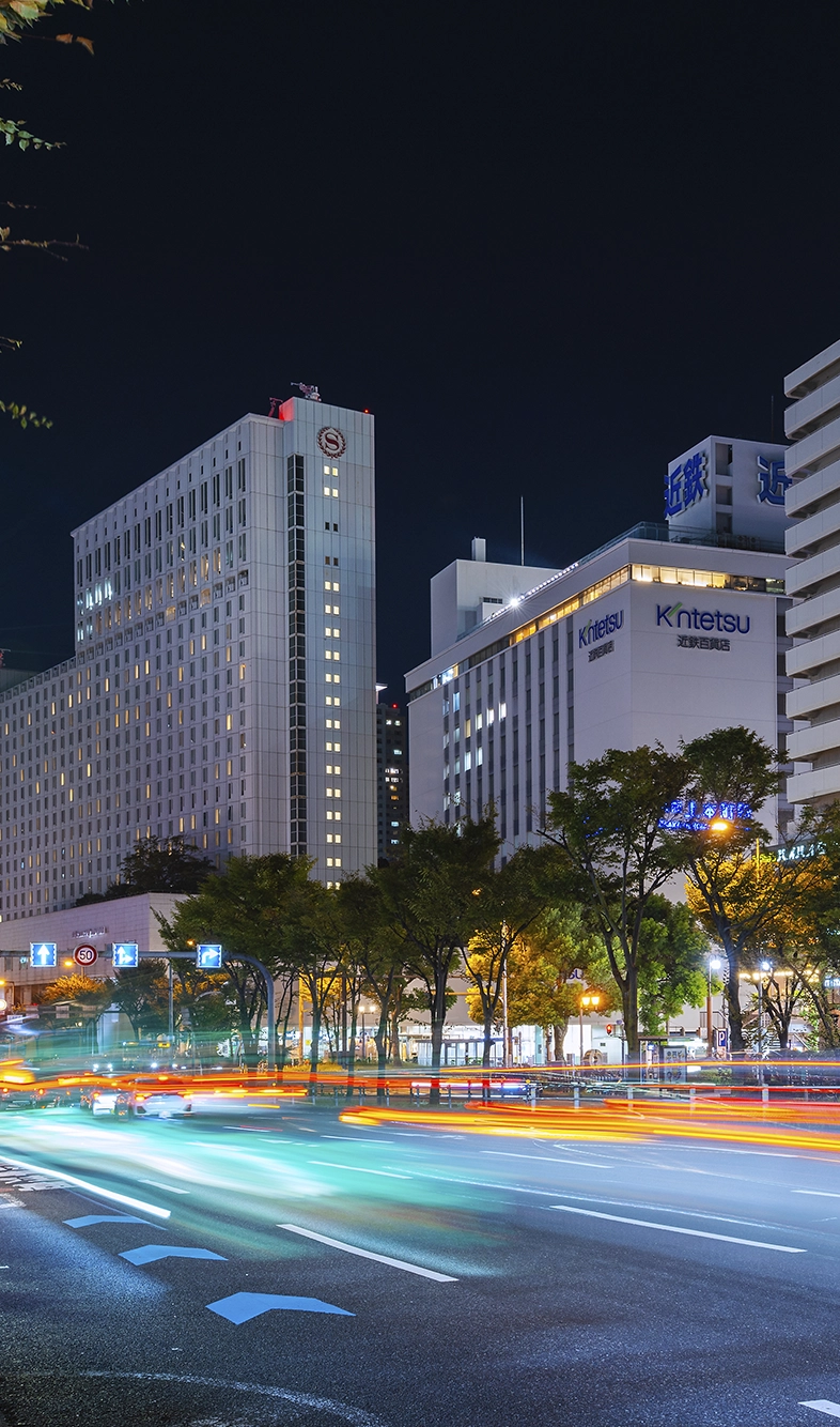 現地周辺の街並み