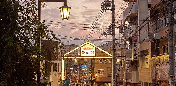 谷中銀座商店街（徒歩6分／約420m）