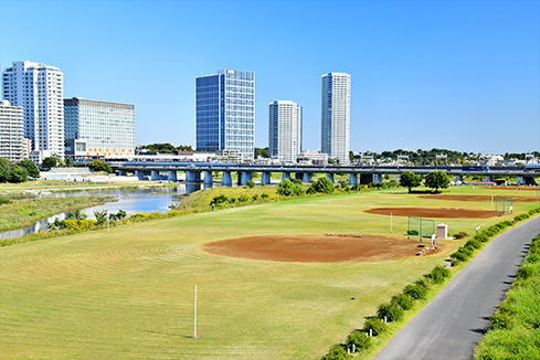 多摩川二子橋公園