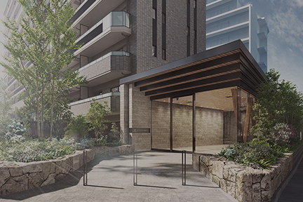 リンク背景画像：外観完成予想CG