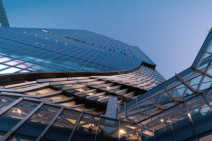 リンク背景画像：エスコートホール外観完成予想CG