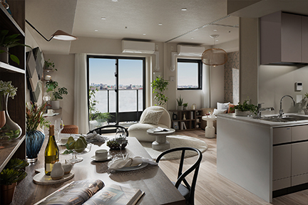 リンク背景画像：リビング・ダイニング