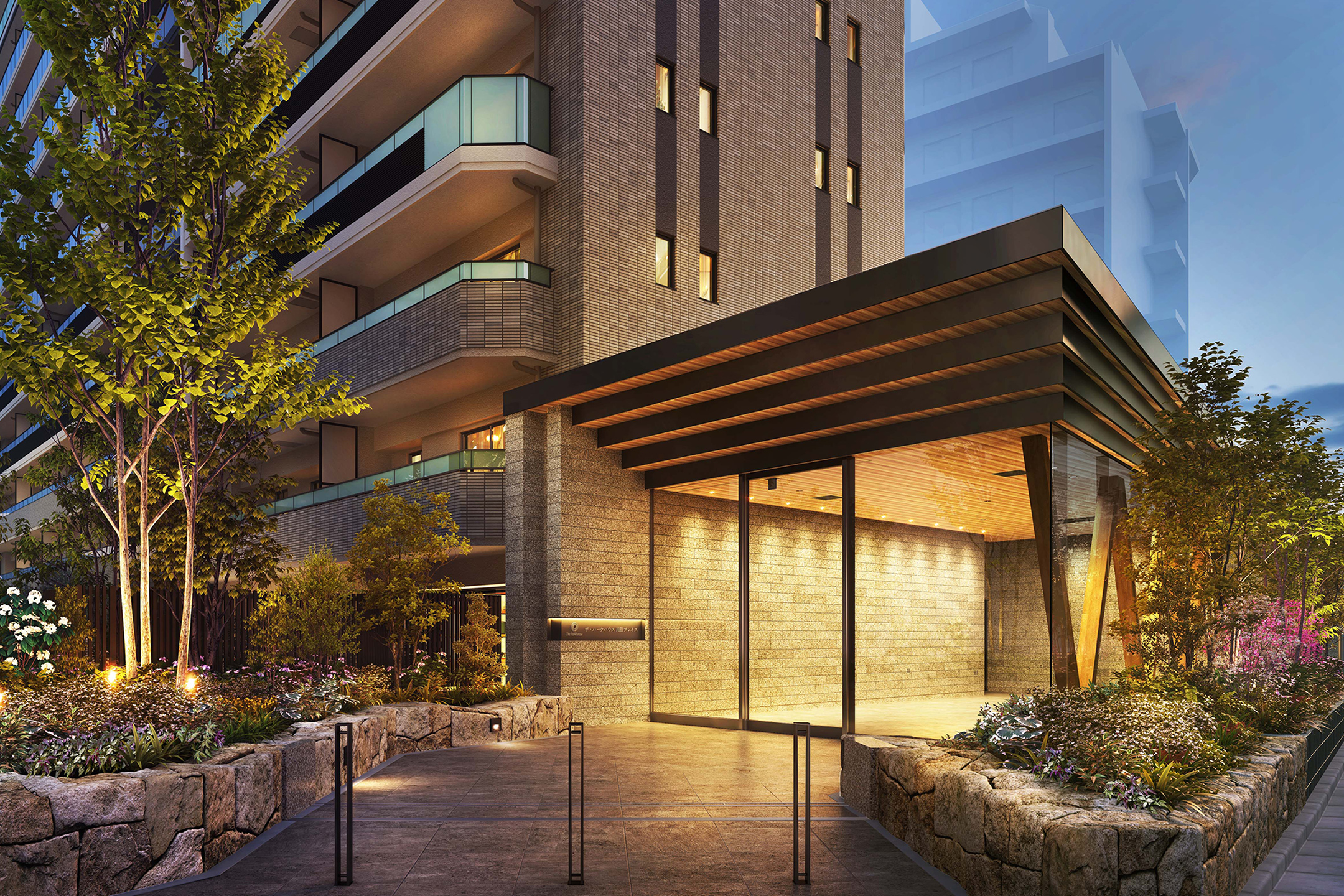 エントランス外観完成予想CG