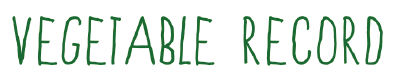 VEGITABLE RECORD ロゴ画像