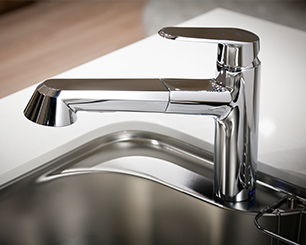 シングルレバーキッチン混合水栓 写真