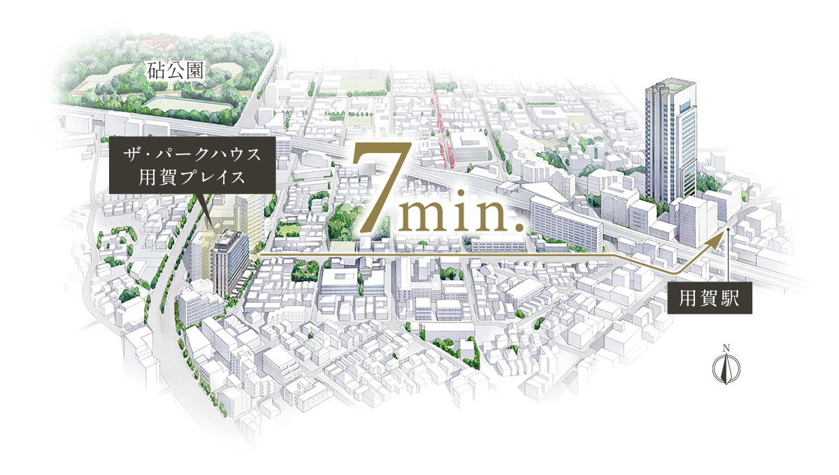 現地周辺イラスト