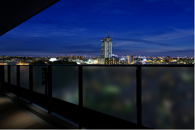 バルコニー（夜）