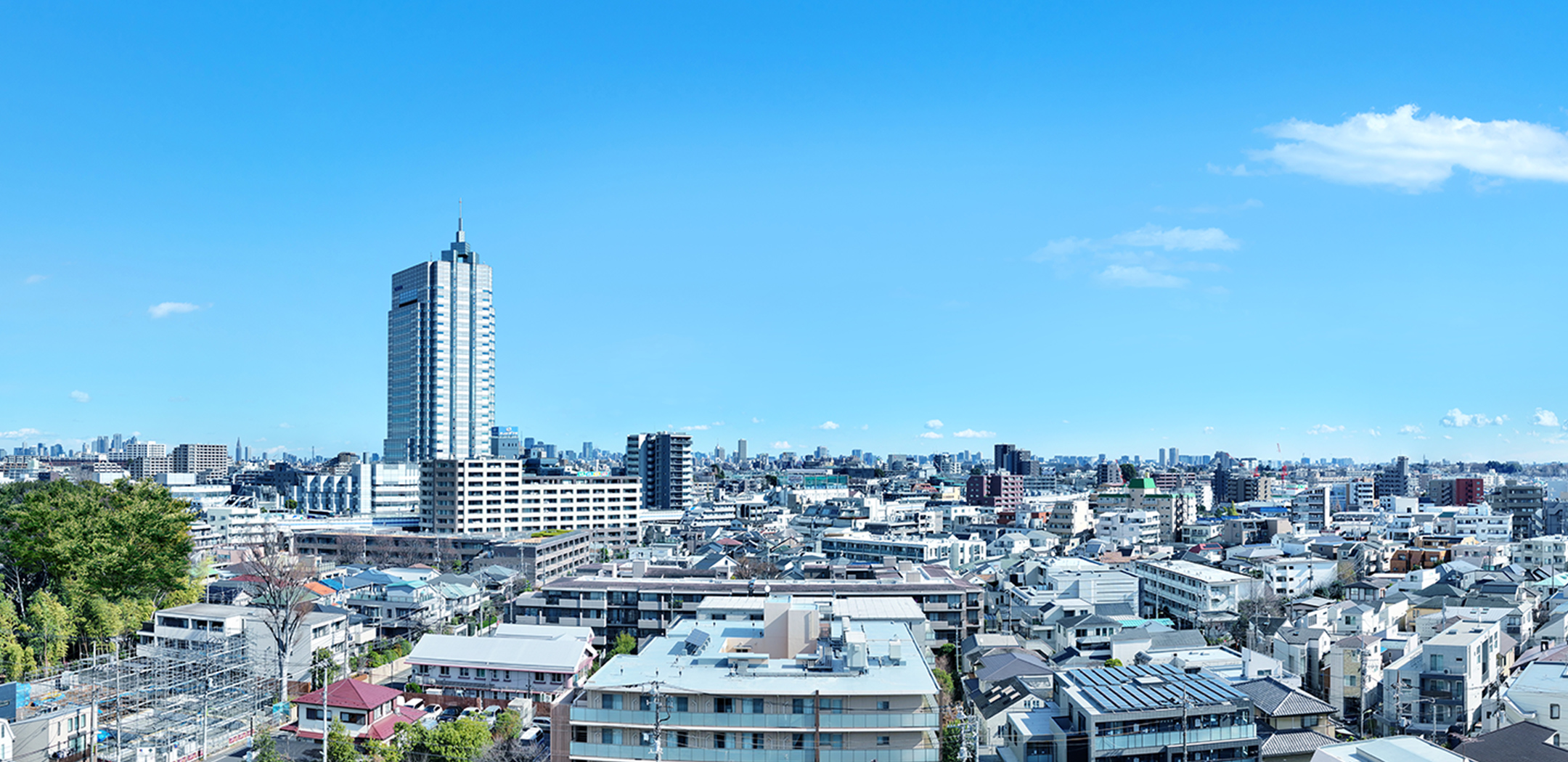 現地12階相当眺望写真（東向き）