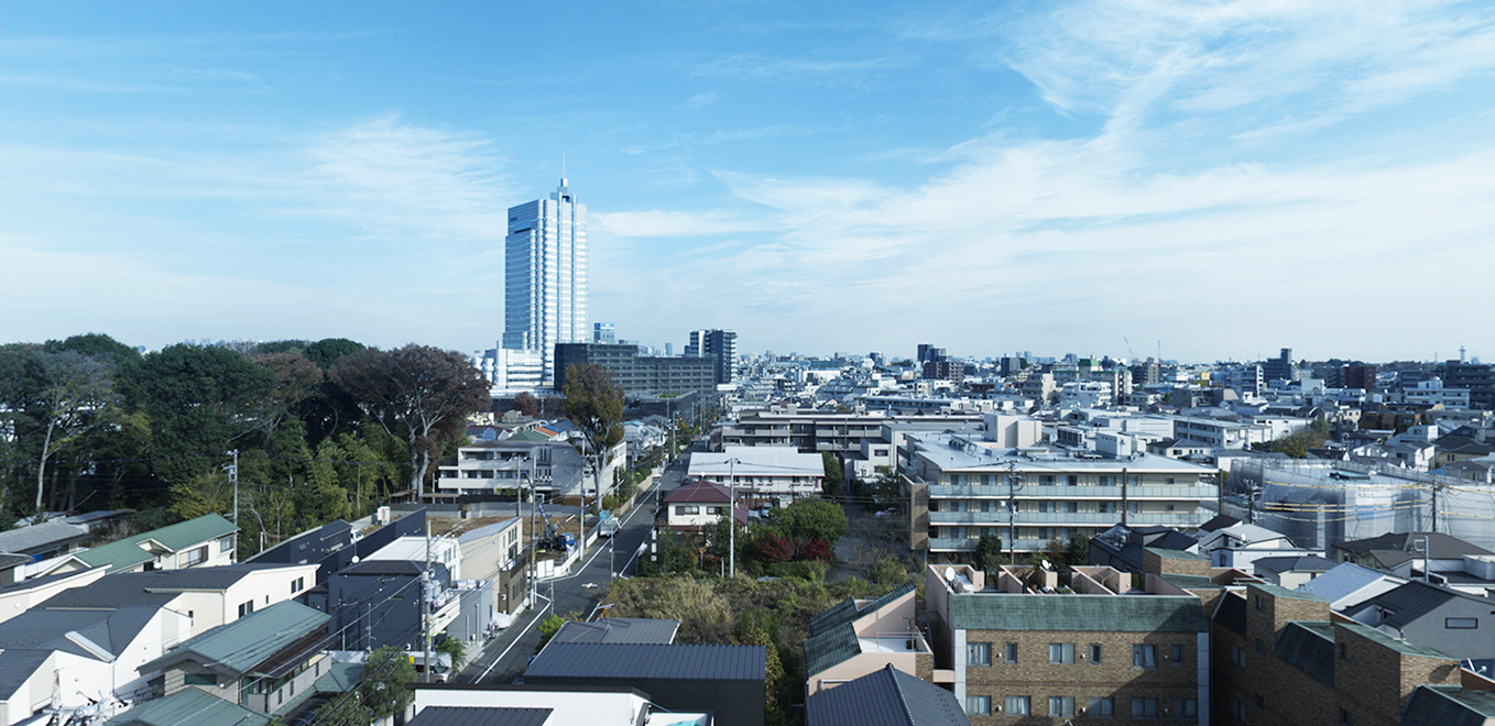 J1タイプ（8階）より東方向の眺望写真