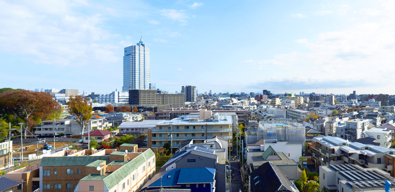 Kタイプ（8階）より東方向の眺望写真