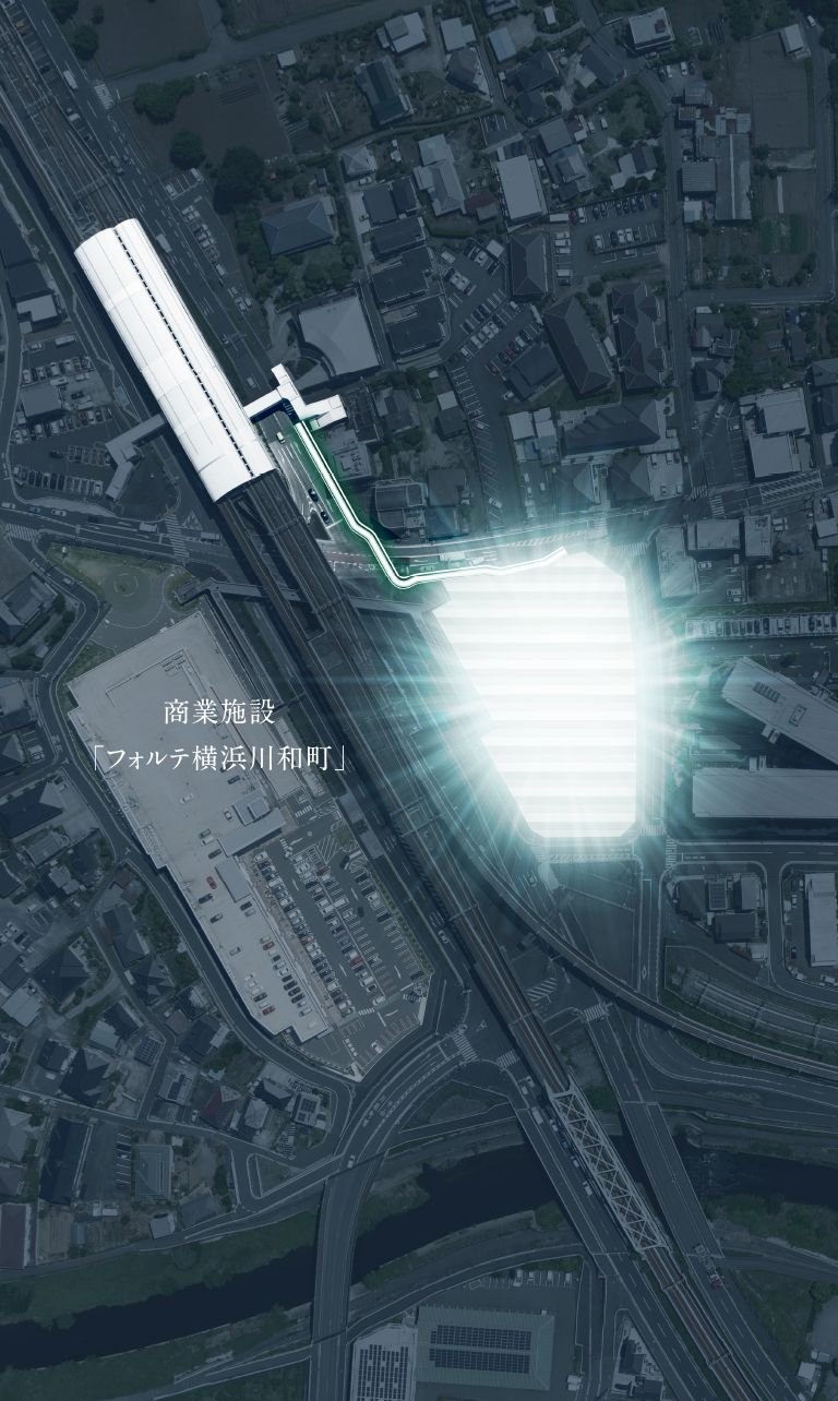 現地周辺航空写真