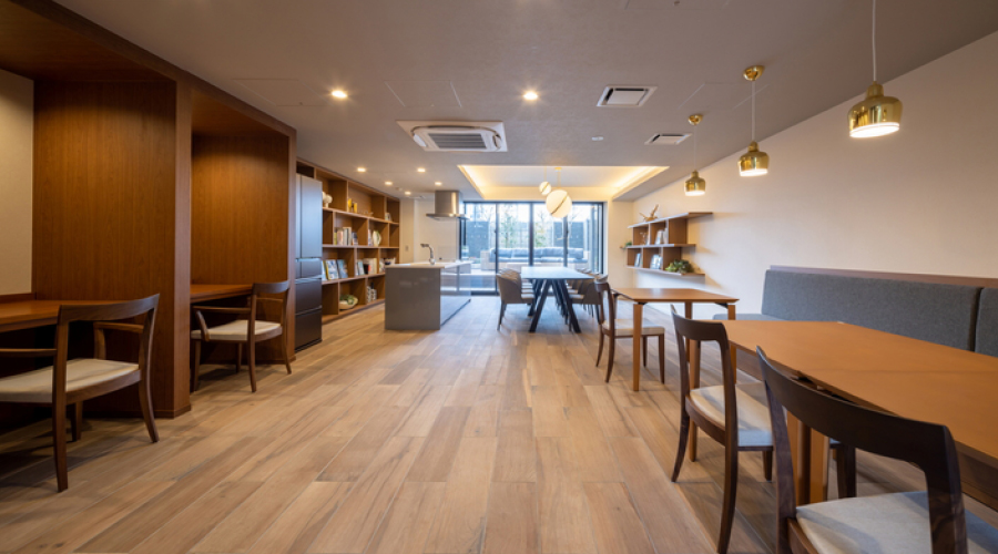 ザ・パークハウス 横浜川和町ガーデン（コミュニティルーム）／竣工写真