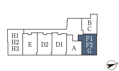 G TYPE 配棟図