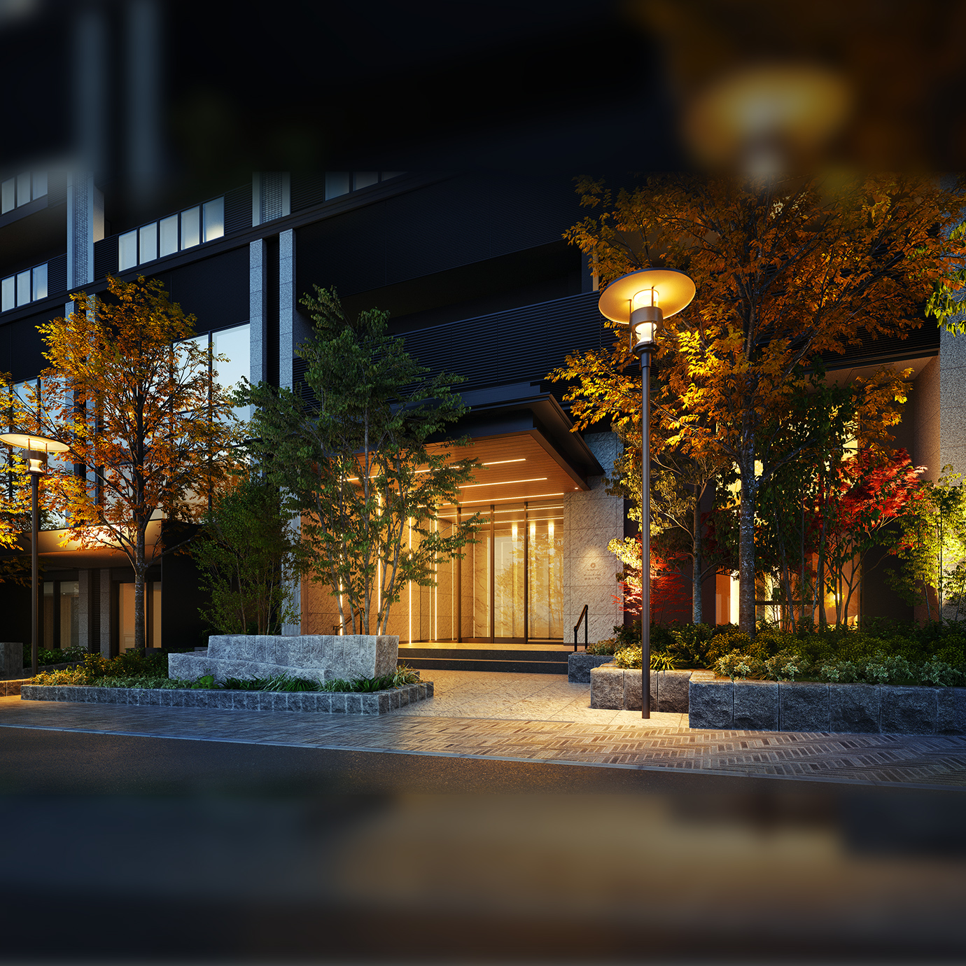 エントランスアプローチ完成予想CG