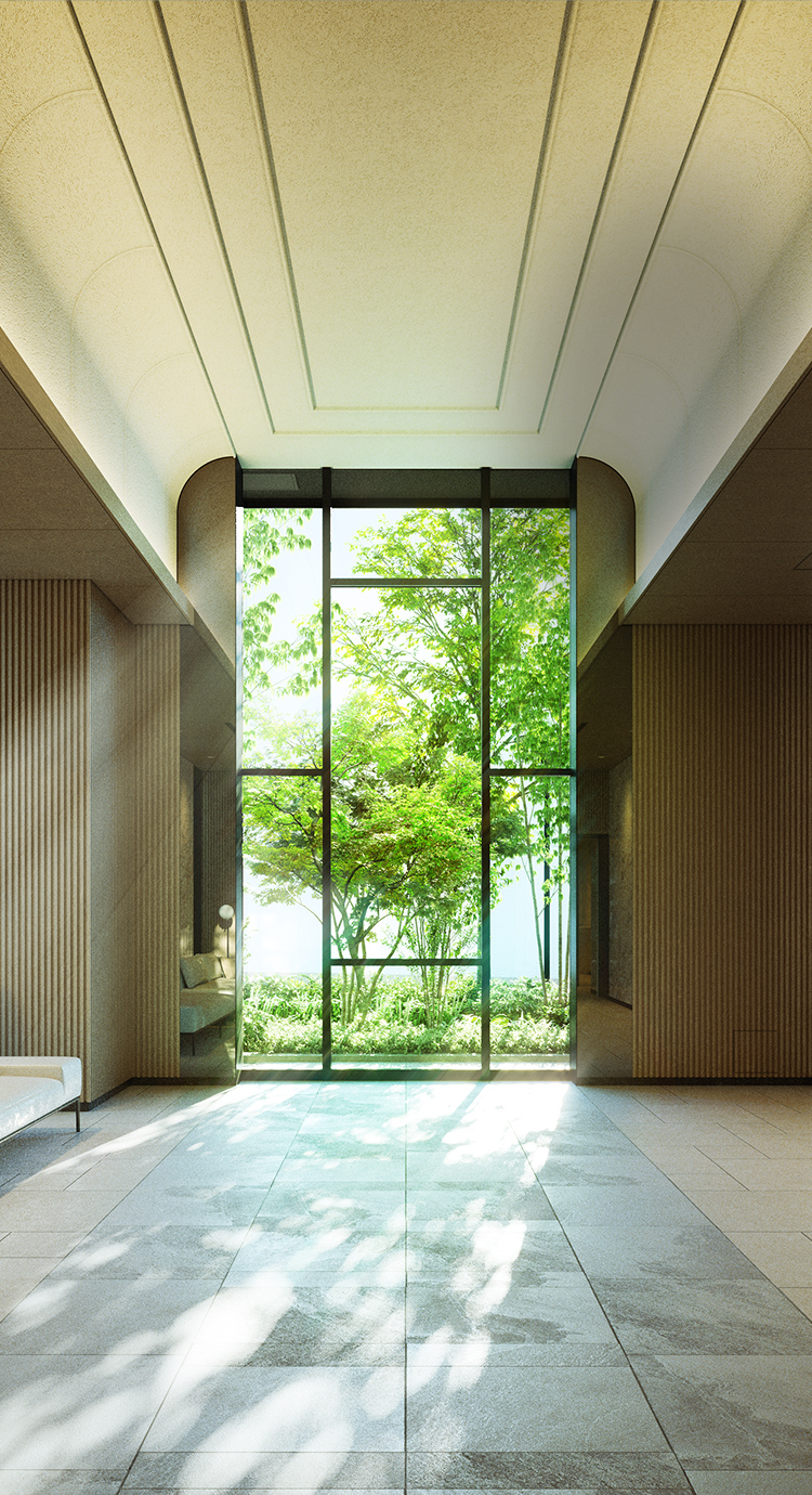 エントランスホール完成予想CG