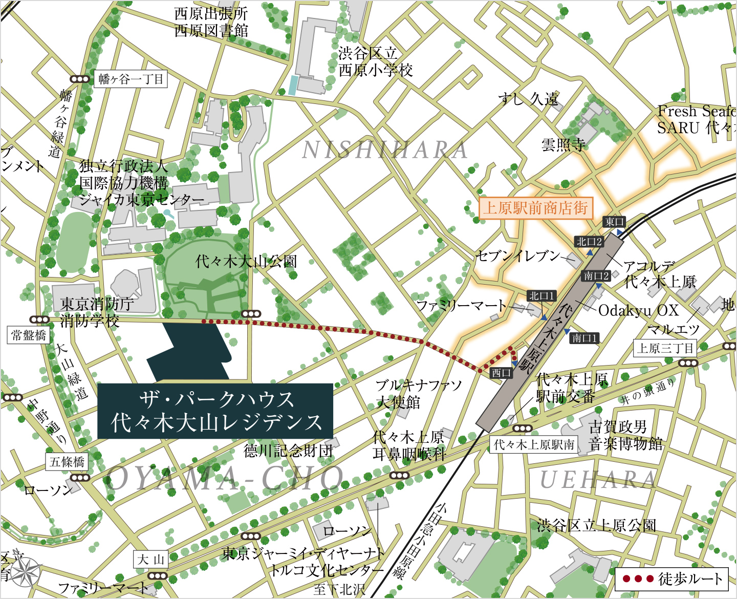 現地案内図