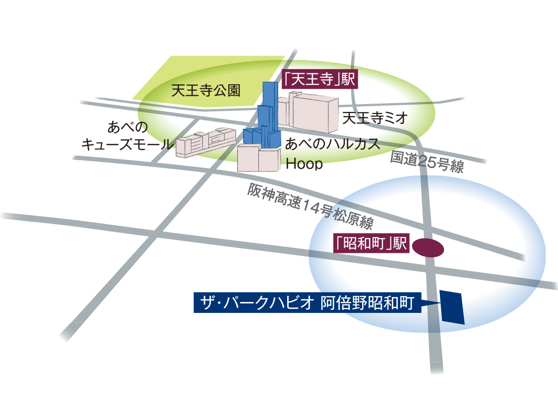 エリア概念図