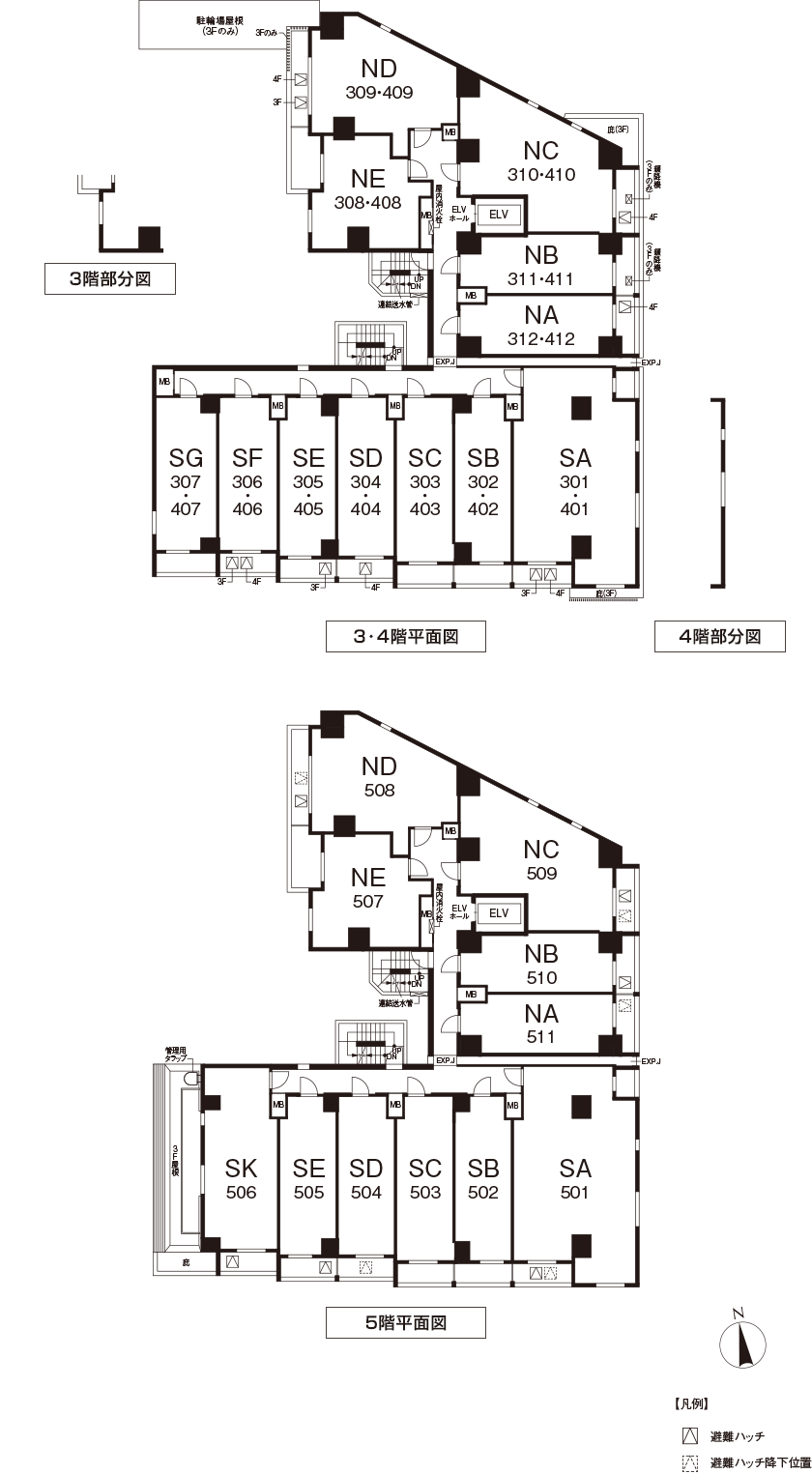 3階平面図