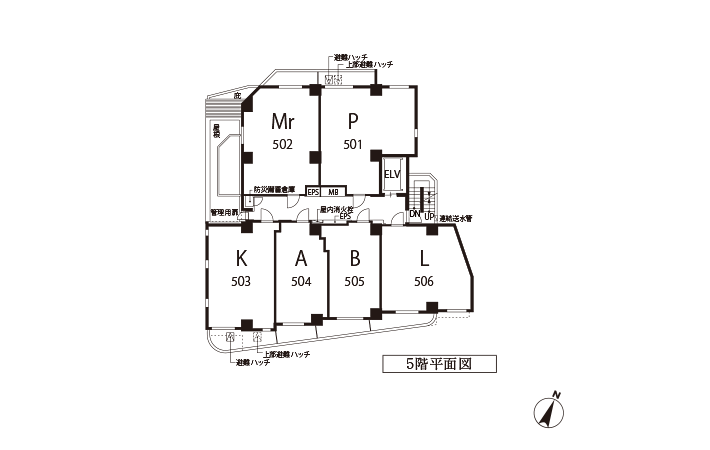 5階平面図