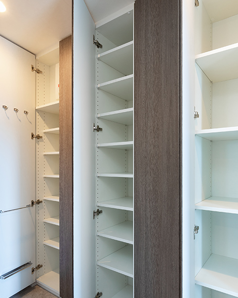 各室収納スペースを確保