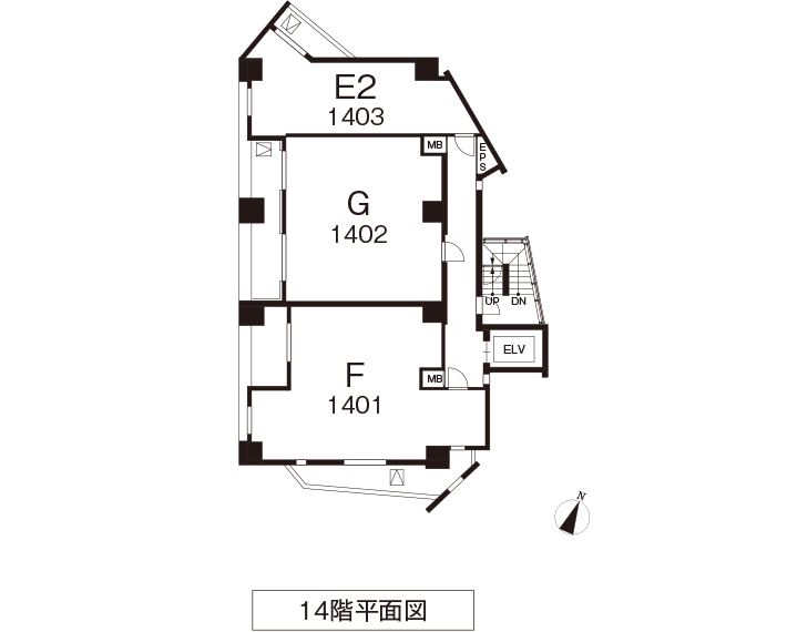 14階平面図