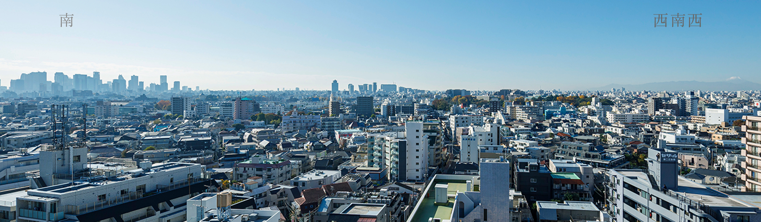◯タイプ14階からの眺望
