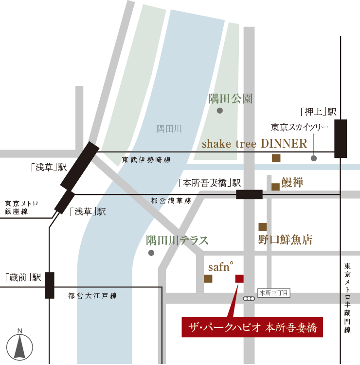 周辺イラストマップ