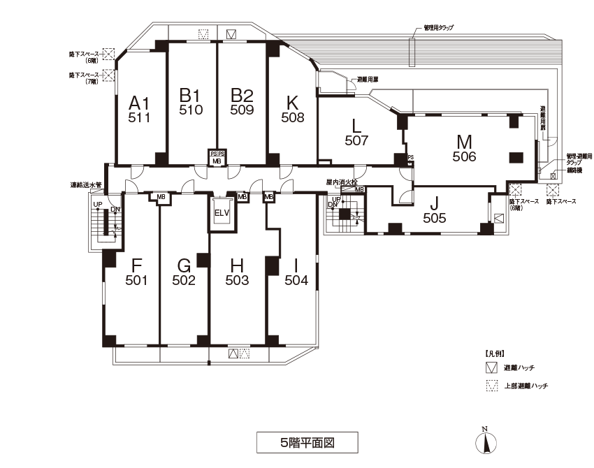 5階平面図