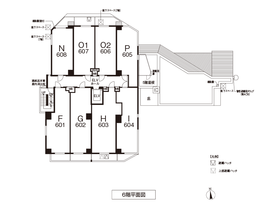 6階平面図