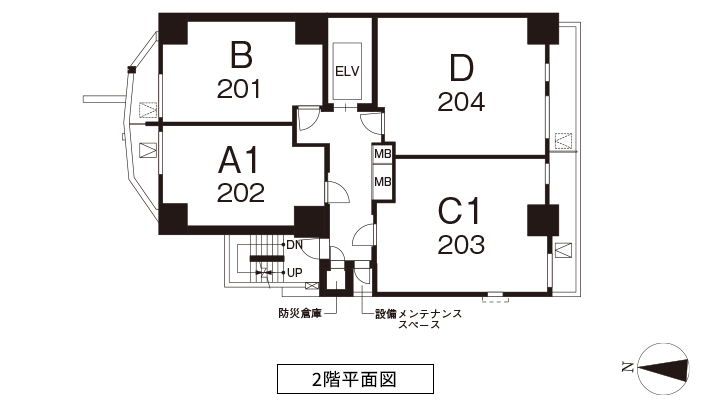 2階平面図