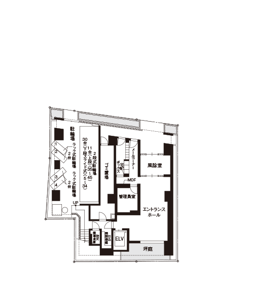 敷地配置図・1階平面図