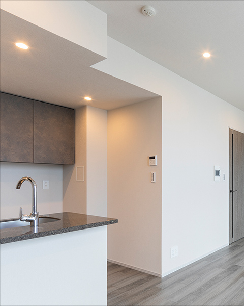 広々としたリビングダイニングキッチン