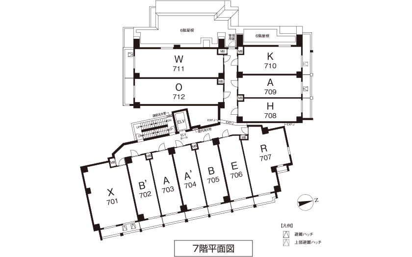 6階平面図