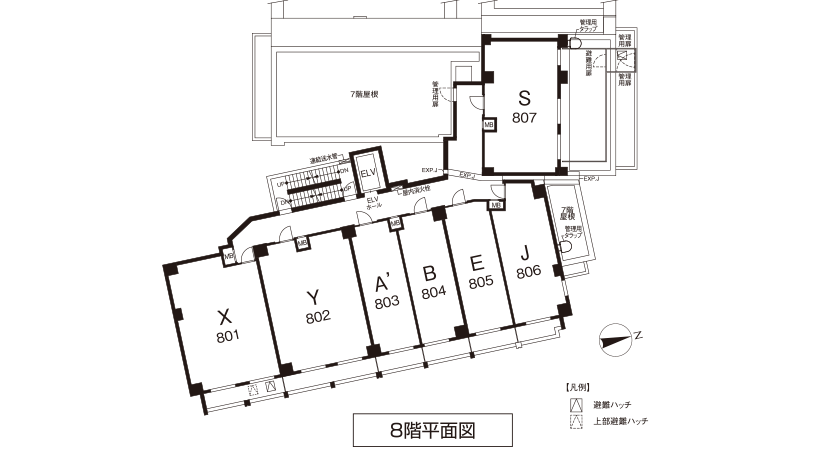 7階平面図