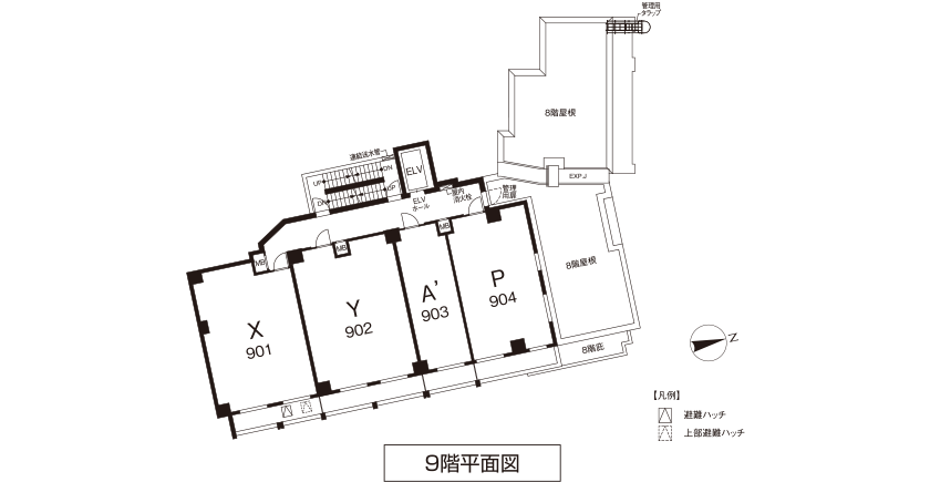 8階平面図