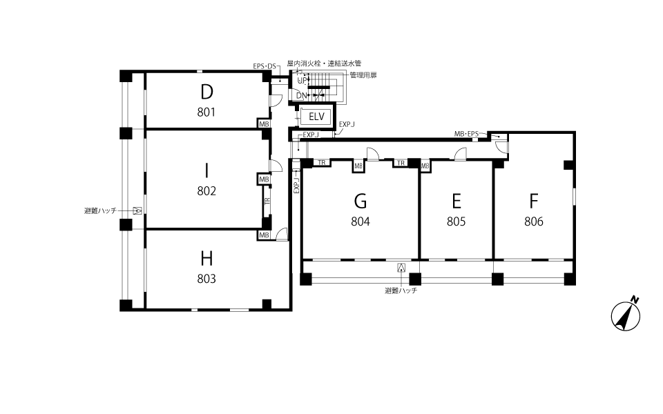 8階平面図