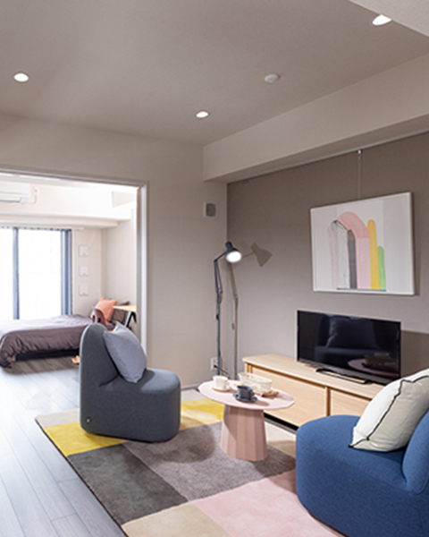 伸びやかさを感じられる住空間