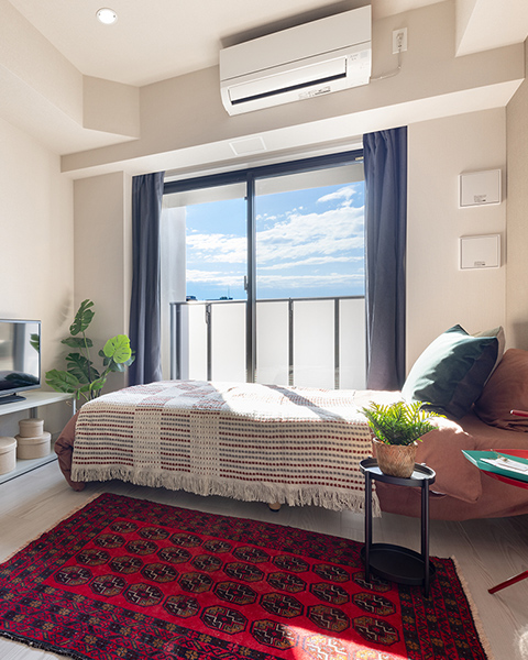 採光性の高い室内空間