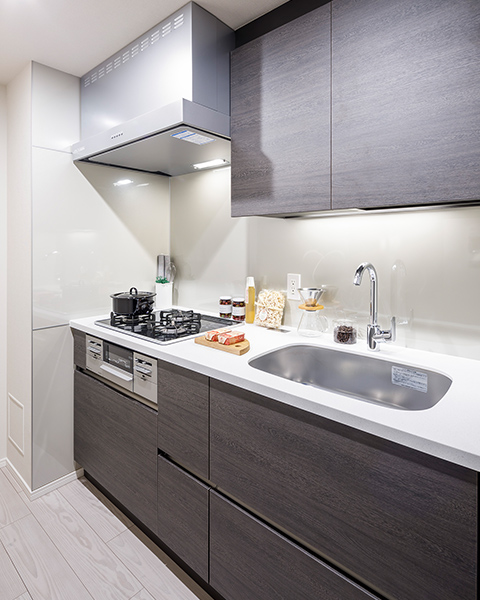 機能的なキッチン