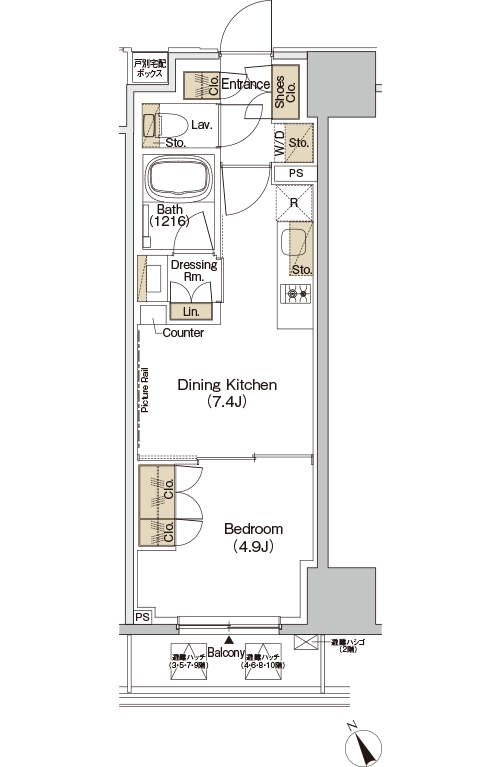 Cタイプ間取り図