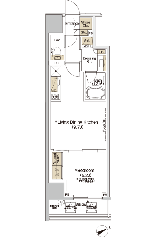 Eタイプ間取り図